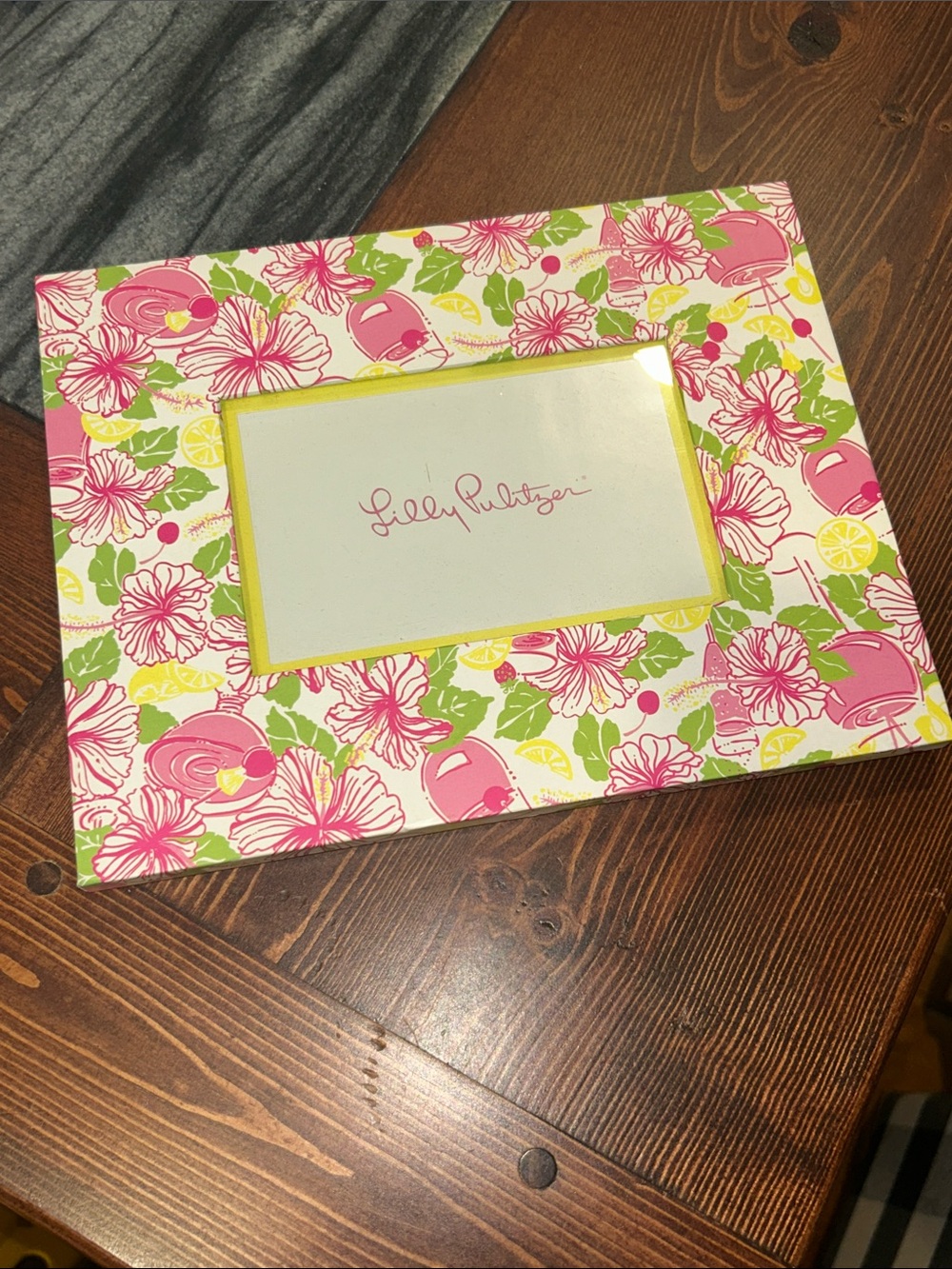 EUC Lilly Pulitzer floral picture frame